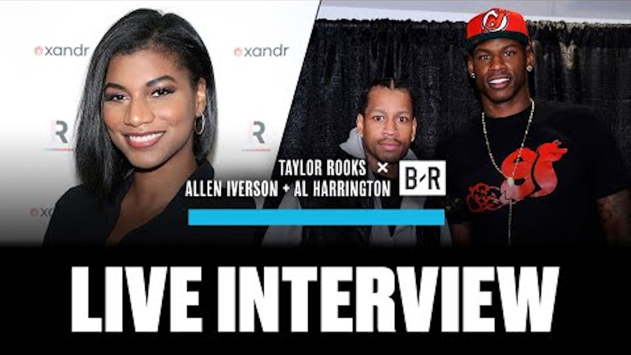 Allen Iverson &amp; Al Harrington Talk NBA Fashion, Top 5 Players, Weed Business | Taylor Rooks Vodcast