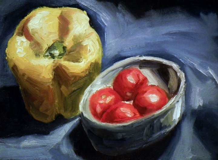 Yellow Pepper & Tomatoes