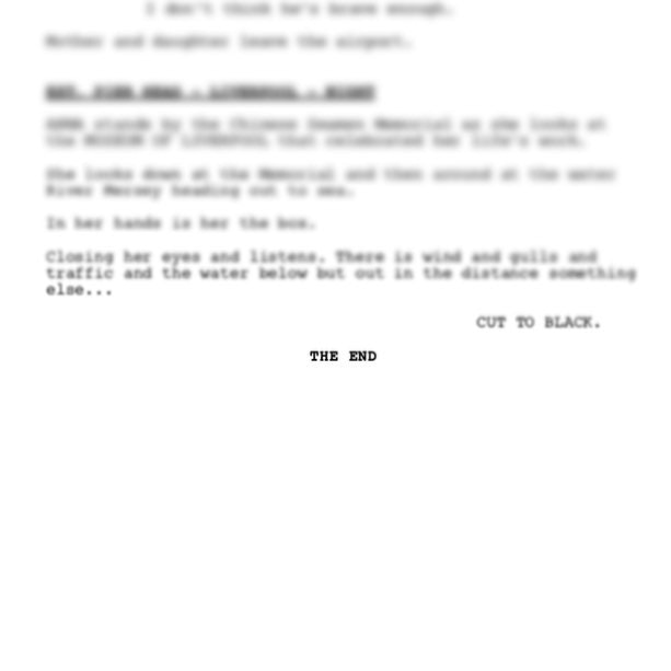 On First Drafts
