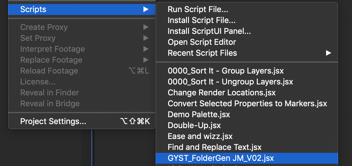 Run the Script Run the Script