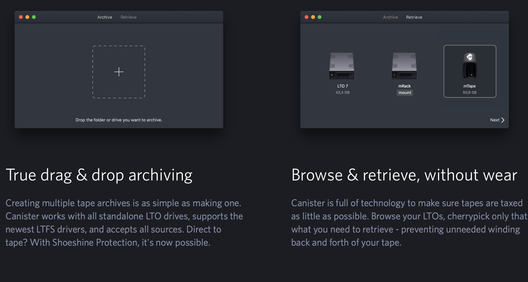 Canister - LTO Archiving Canister - LTO Archiving