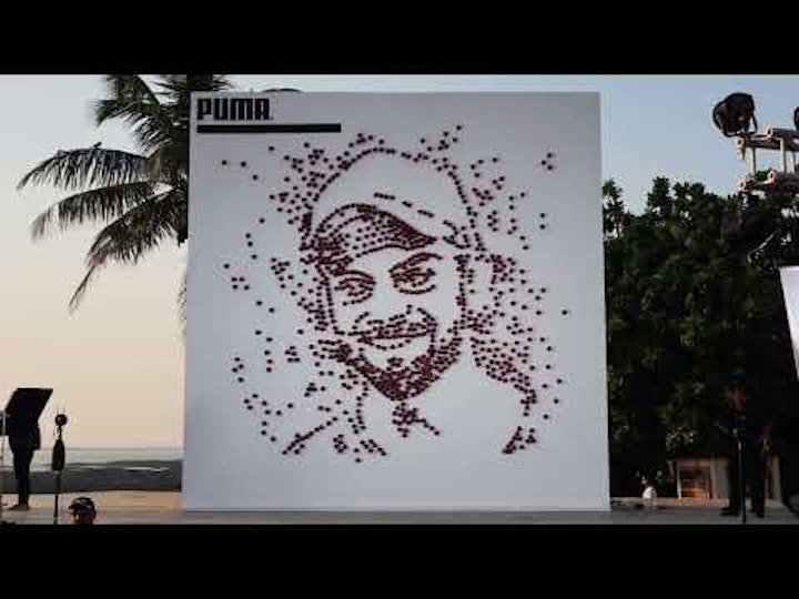 Celebrating Virat Kohli with PUMA India