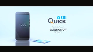 SBI Quick Debit Card Switch On Off Service