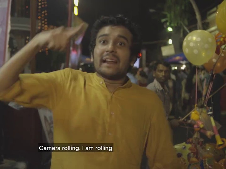 Sahil Shah's explore food in Durga Puja