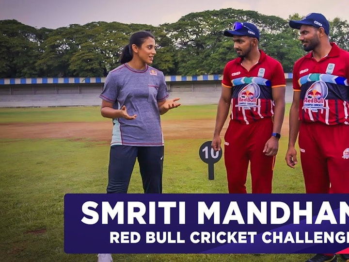 Red Bull Cricket Challenge | Smriti Mandhana puts Cricketers to the test