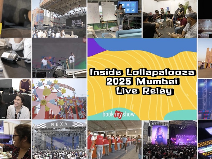 Behind the Scenes | Live Relay at Lollapalooza 2025 | Mumbai