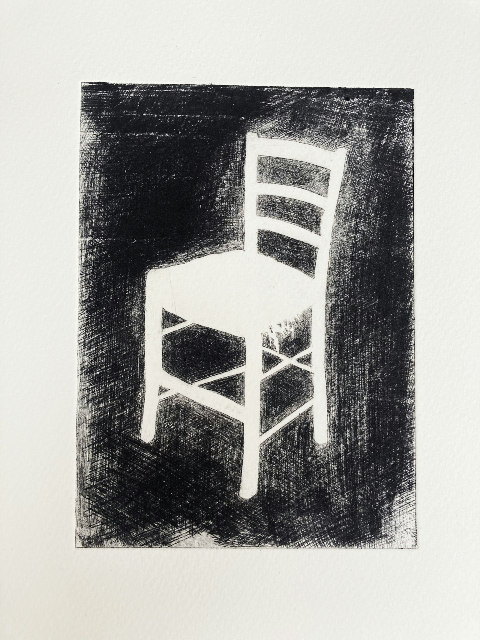 Chair drypoint