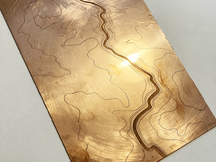 River Frome Through Bristol copper plate