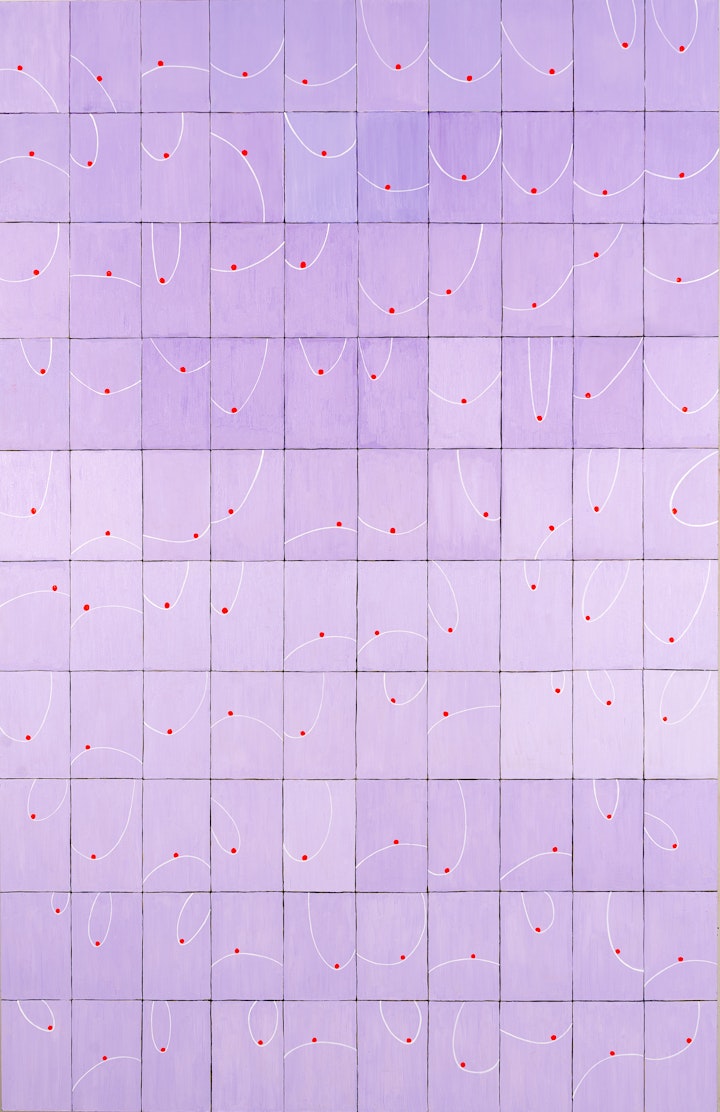 Violet Caught
Oil on board, 1490 x 965mm, 2020
