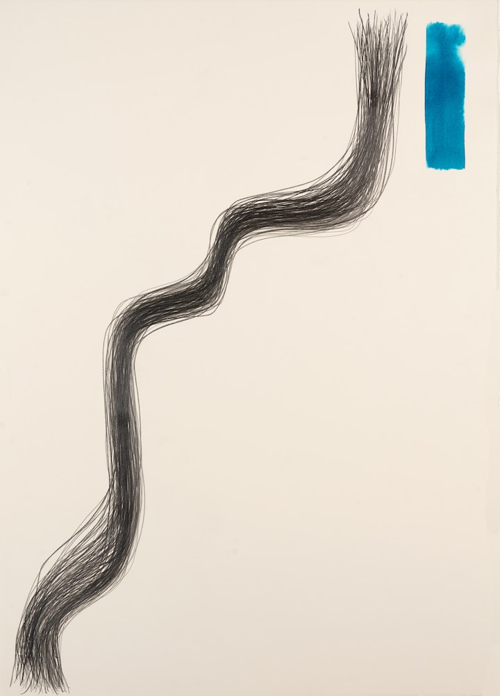 Walking To The Last Stop
Ink and graphite on paper, 1060 x 656mm, 2018