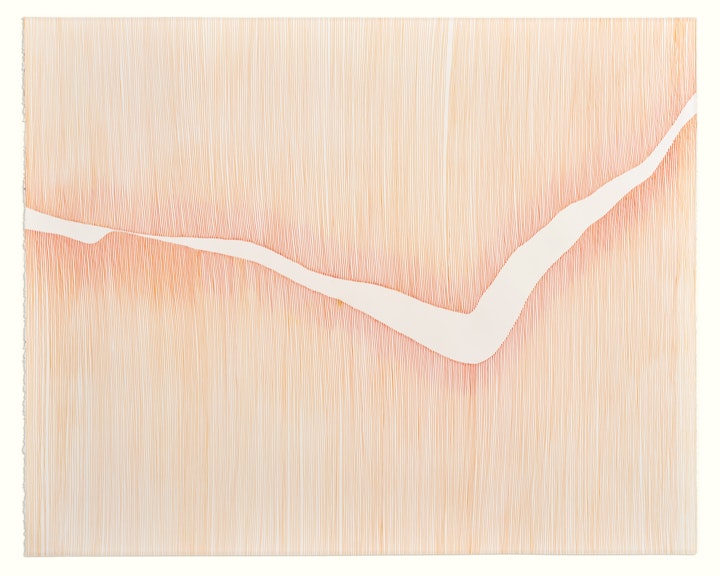 ORANGE INTERUPTION
Watercolour on paper - 400gsm 152.4cm x 121.9cm - 2025 - LISA DREDGE ©