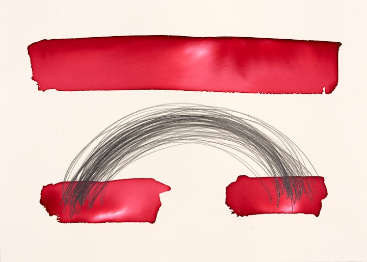 Shift in Time
Ink and graphite on paper, 375 x 265, 2019