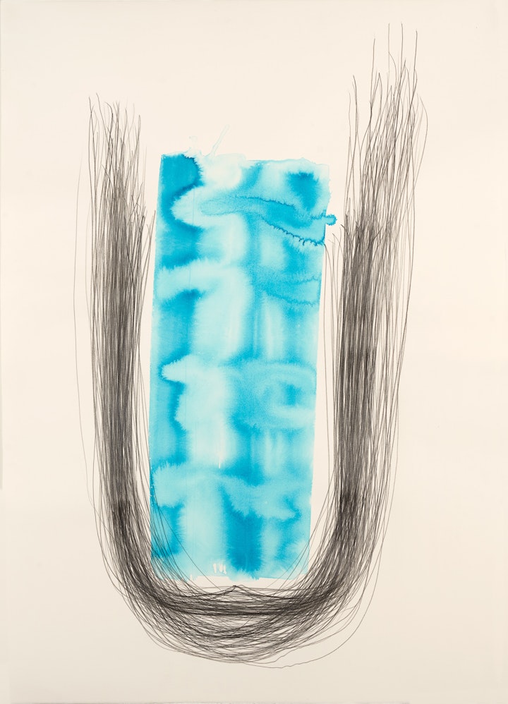 Walking Around
Ink and graphite on paper, 1060 x 655mm, 2018