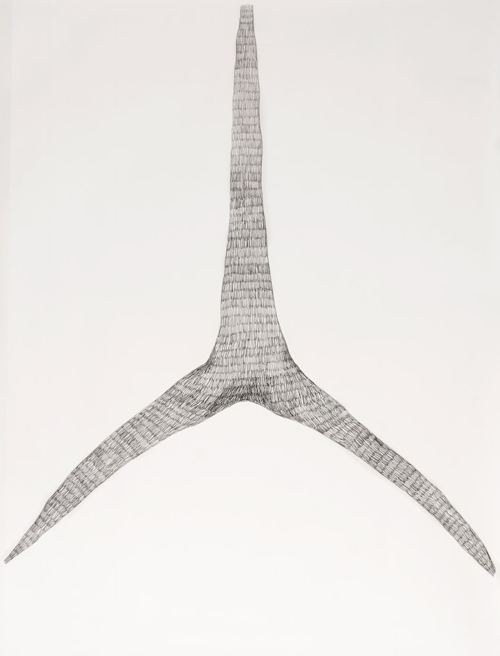 Fork in the River
Graphite on paper, 1500 x 1060mm, 2020