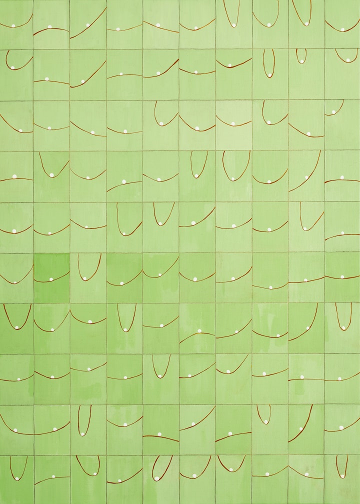 Time Held
Oil paint on canvas, 700 x 500mm, 2019