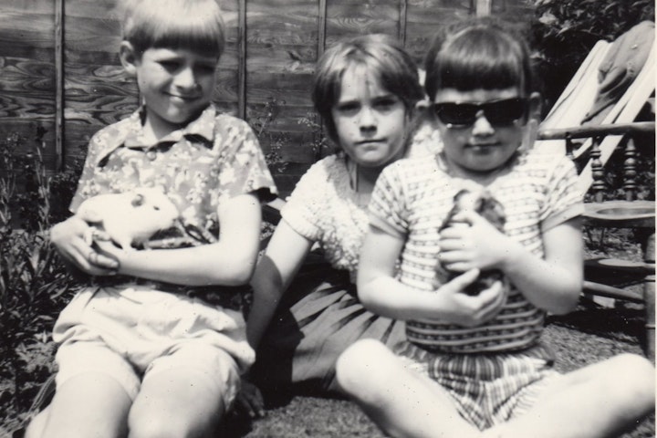 To Mum and Dad. Love Timothy.