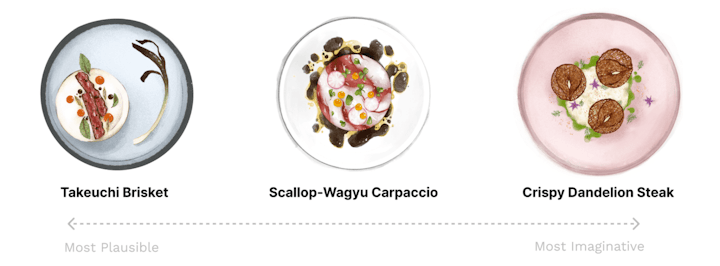 Working with the chefs and researchers, we explored alternative structures of cultivated meat and how they would be cultivated and cooked.