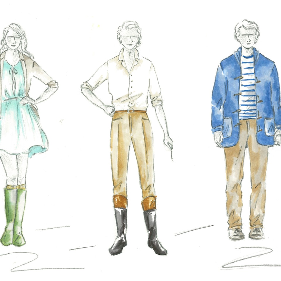 ARCADIA Costume designs for "Arcadia"; Black Swan State Theare Company 2012