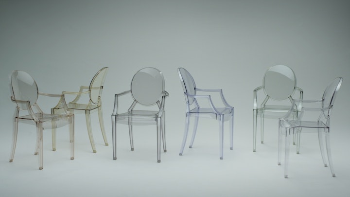 Louis Ghost Chair (trailer) dir/artist Simon Martin