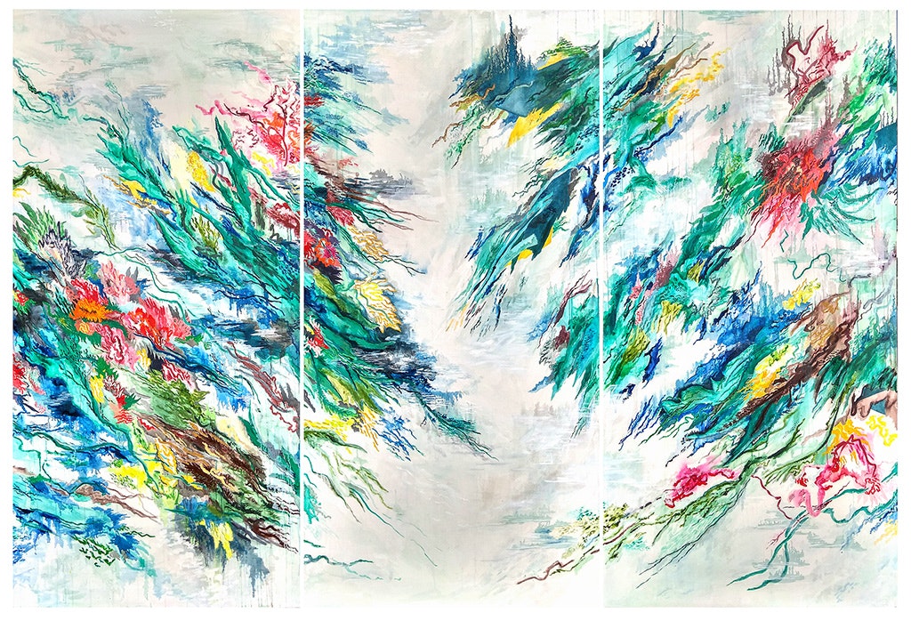 JustinSouthey_2018_Empryean - Justin Southey
2018
"Empryean"
Oil on Canvas
2400mm x 1080mm (x3)
(2400mm x 3240) total
ZAR 115 000