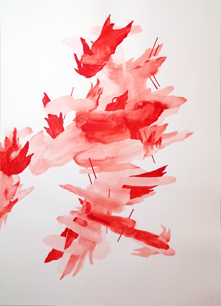 Blaze V_2021_Justin Southey - Justin Southey
2021
Blaze V
Acrylic ink on paper
75cm x 55cm
ZAR 20 500
