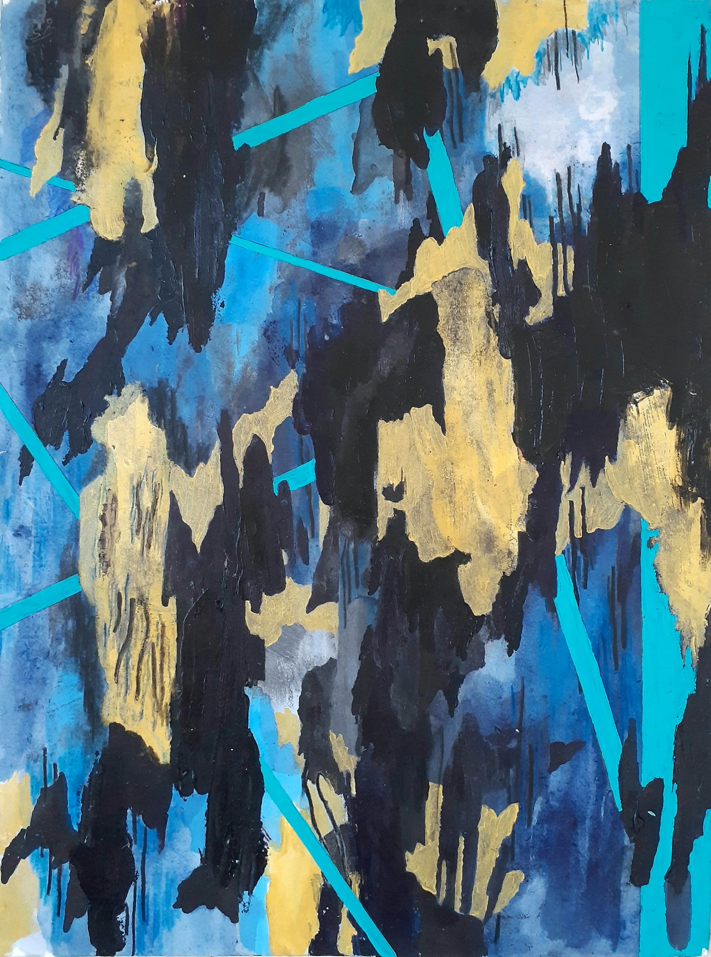 _Justin Southey_2019 - Justin Southey
Reverb
2019
Mixed media on paper
345mm x 460mm
Gallery price: ZAR 12 000
(Currently unframed, but price includes framing)
Sale Price ZAR 7200
(Currently unframed, but price includes framing)