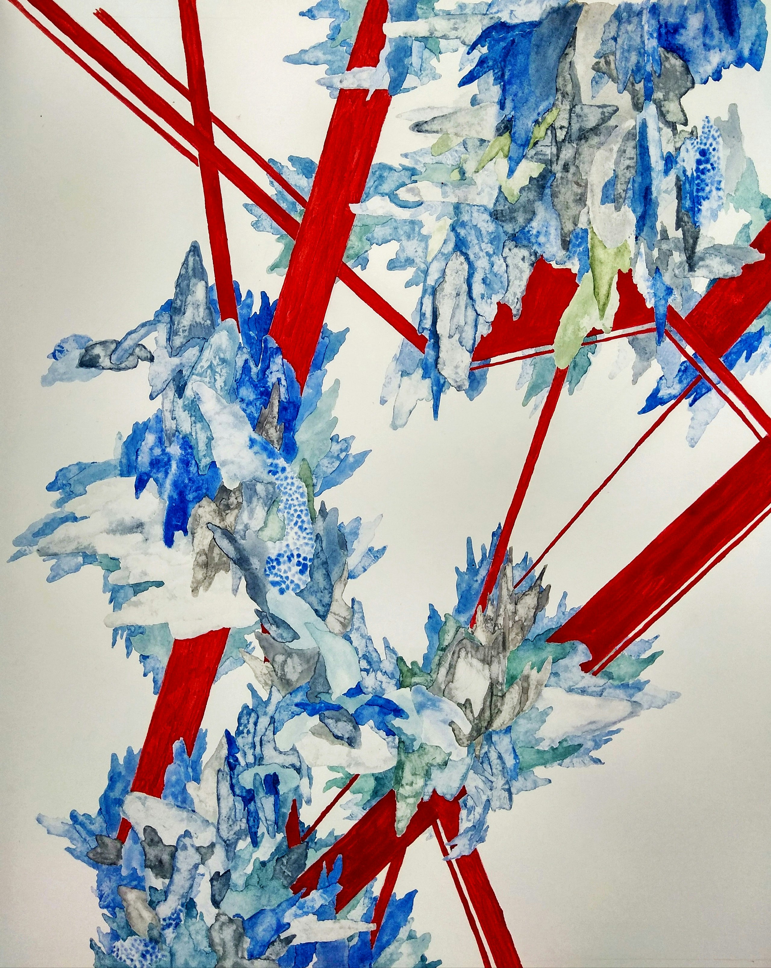 Veine - Veine,
2019
Watercolour and Ink on Paper
56 x 48 cm
R17 500,00 (Framed)
E.R. unshown