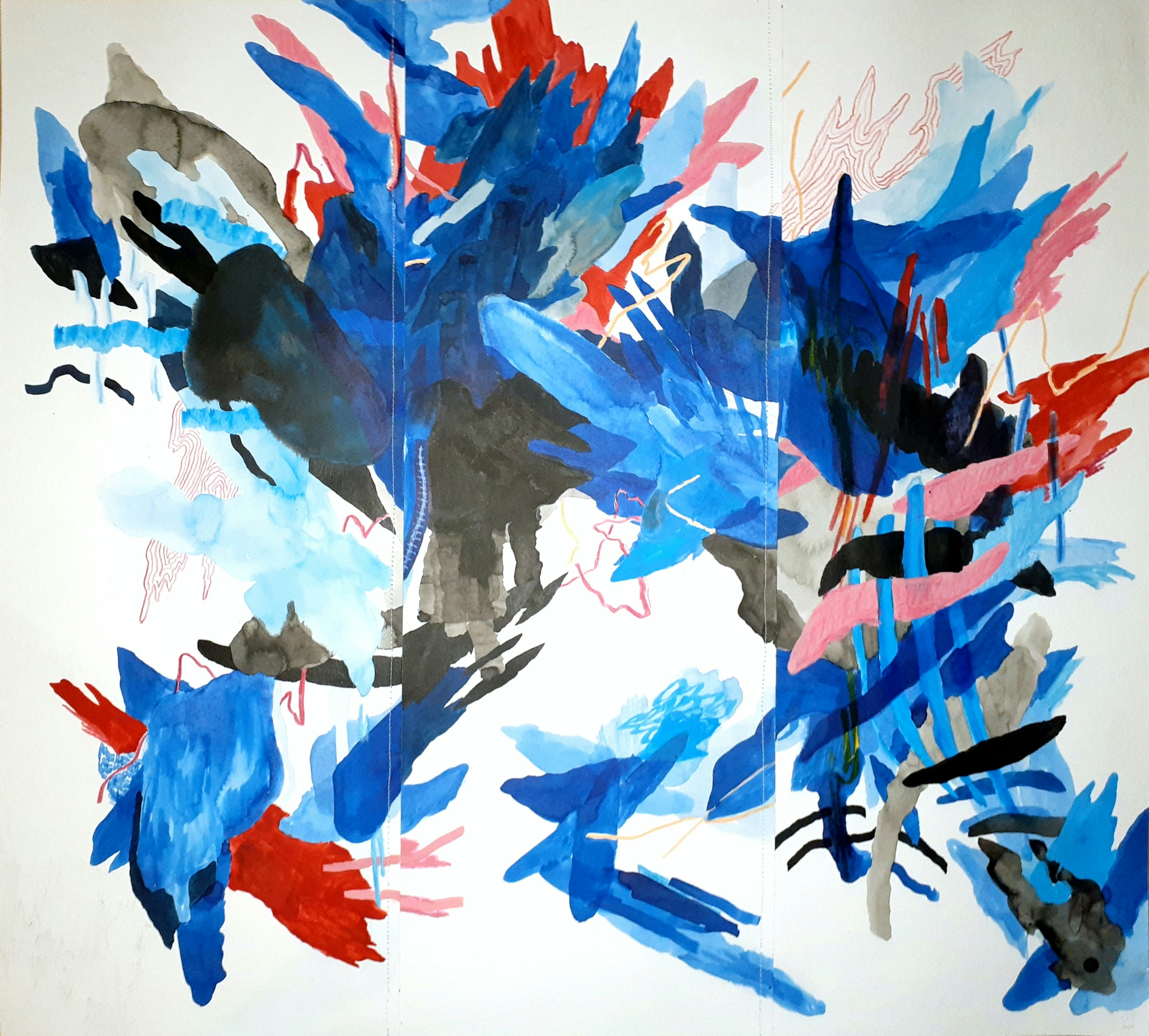 Ailes - Justin Southey
2020
Ailes
Mixed Media on Fabriano
725mm x 650mm (Framed)
ZAR 25 000