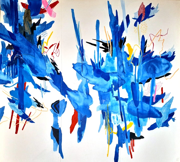 Plume - Justin Southey
2020
"Plume"
Mixed Media on Fabriano
725mm x 650mm
Framed
EverardRead Cape Town
Sold
