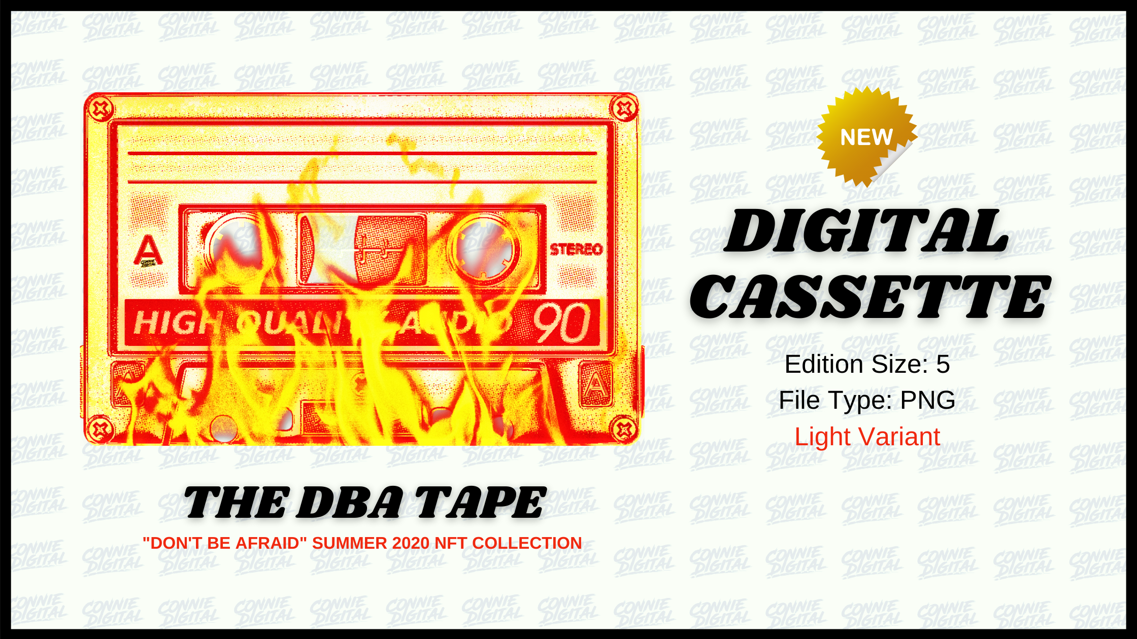 DIGITAL Collectibles The DBA Tape Connie Digital