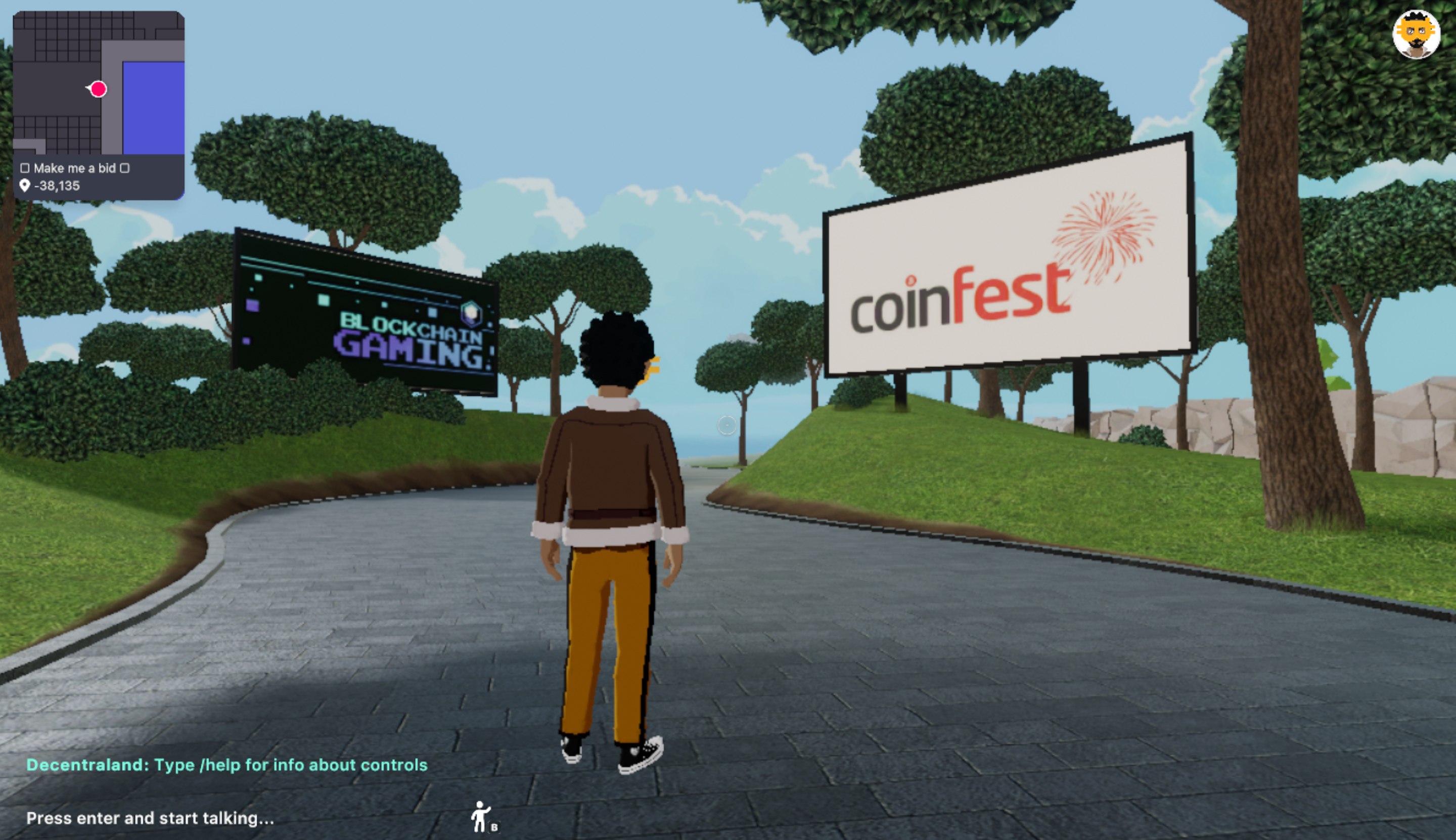 Connie Digital CoinFest in Decentraland