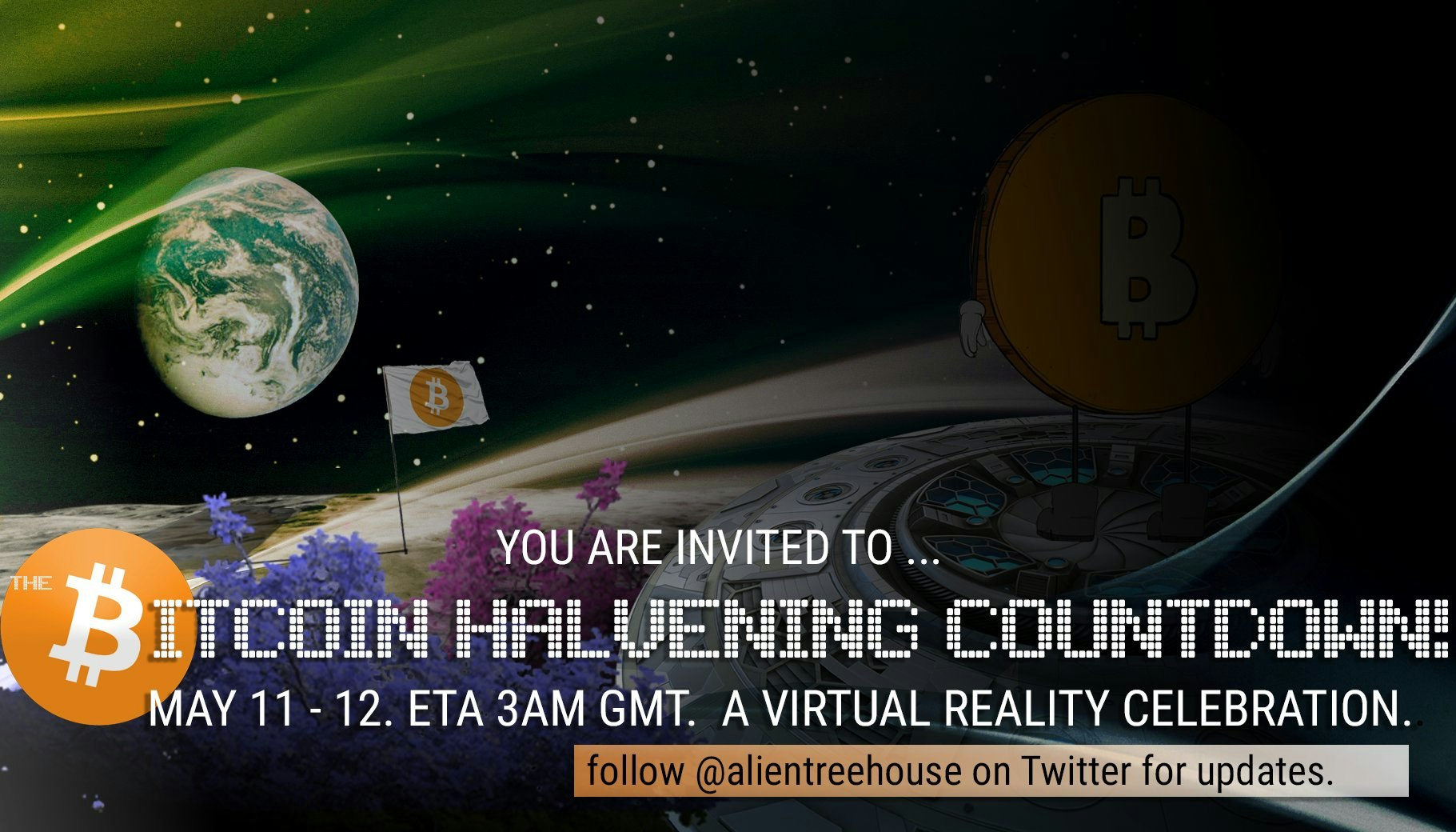 Bitcoin Halvening 2020 Party VR