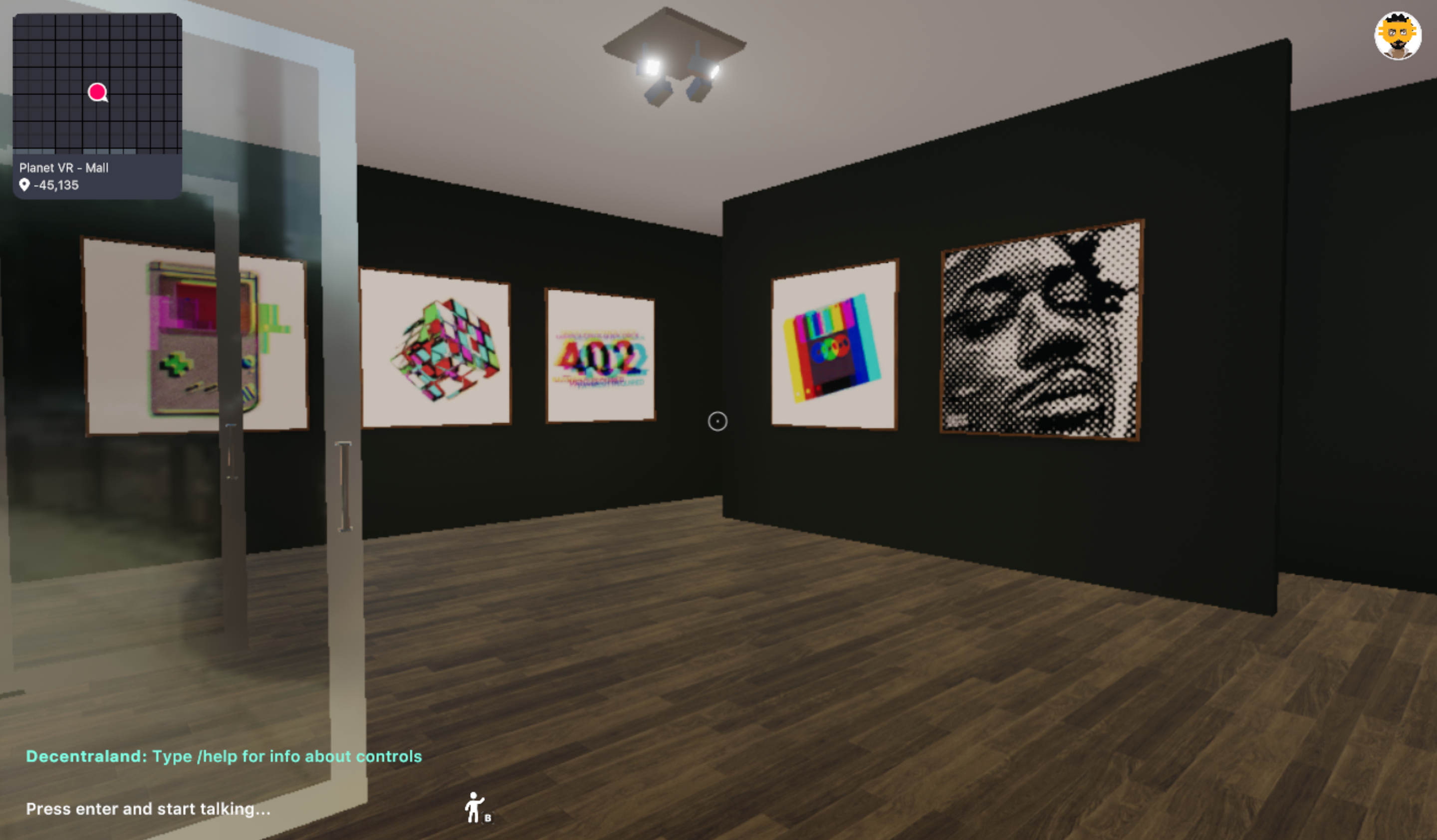 Connie Digital in Decentraland Blockchain VR