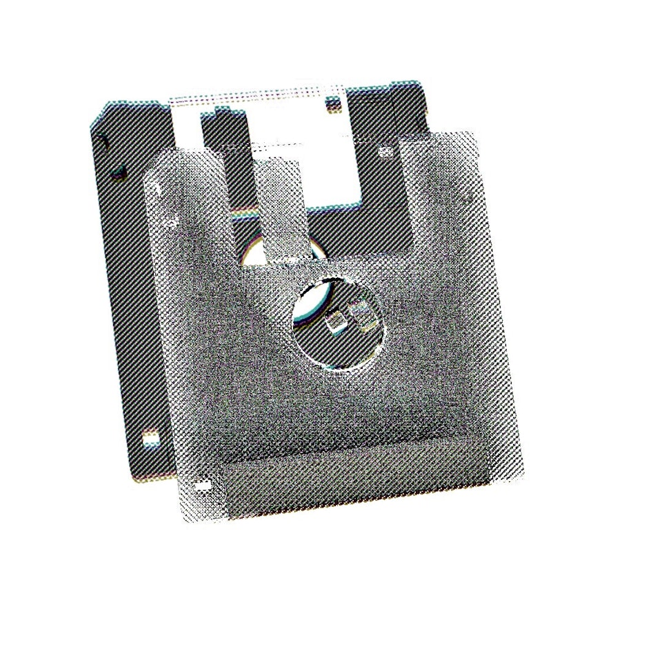 Achromatic Floppy Disk #3 by Connie Digital
