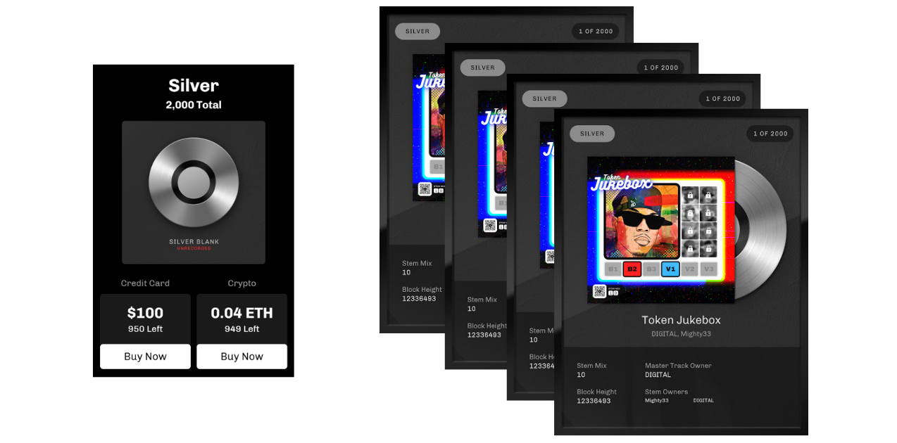 Async Music Token Jukebox Limited Edition NFT Records