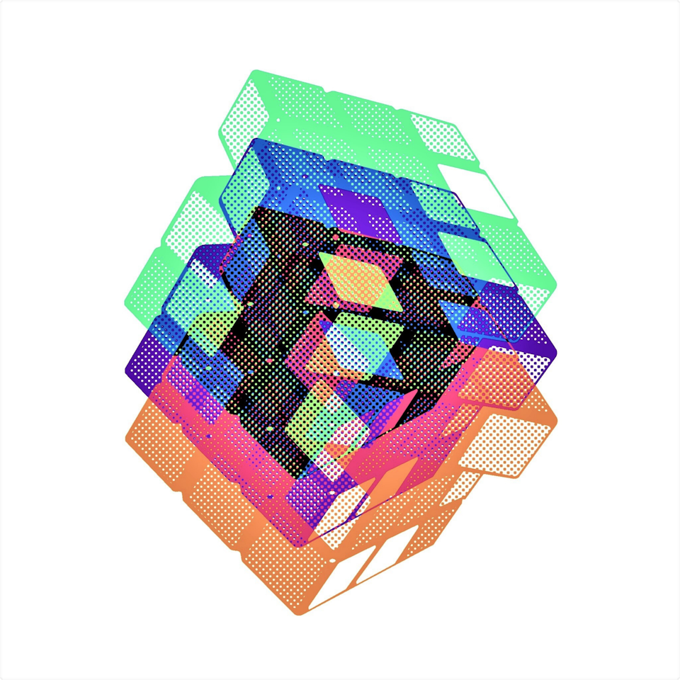 Chromatic Cube #4 by Connie Digital