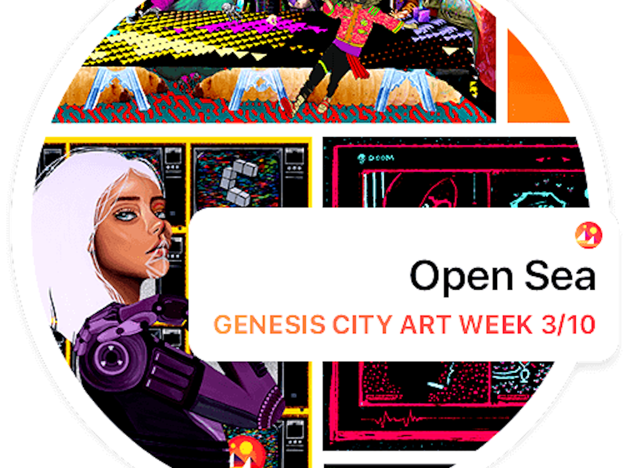 Decentraland - OpenSea Art Mall Launch