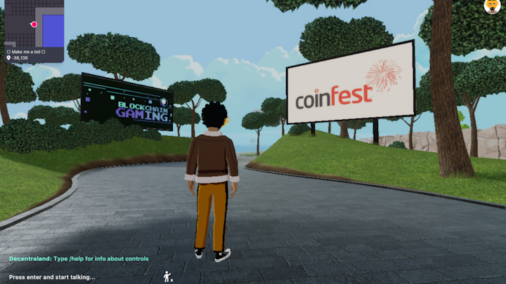 CoinFest in Decentraland