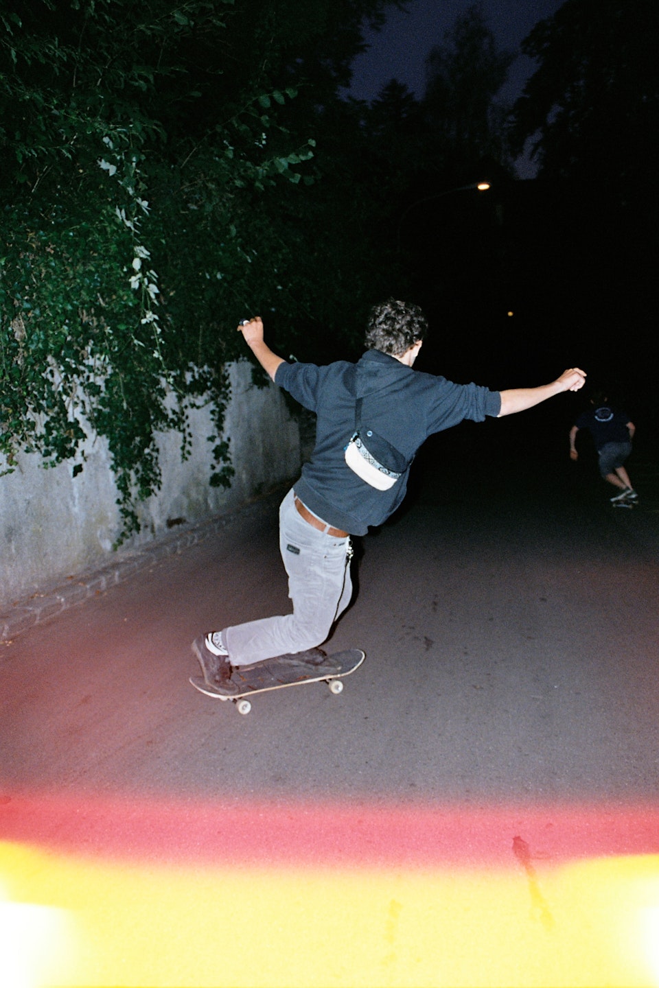 FabioStecher_Hillbomb_Nightride_2020_RigiblickZH - WHAT IS THE SERIES ABOUT:

This is a NFT series created spontaneously during a skatesession in Zurich. 
The series consists of a series of raw, unedited analog photos.
I shot the series whilst bombing the Hill with those local skaters. 
This is a rare NFT that gives an insight in the Skatelife of locals in Zurich.