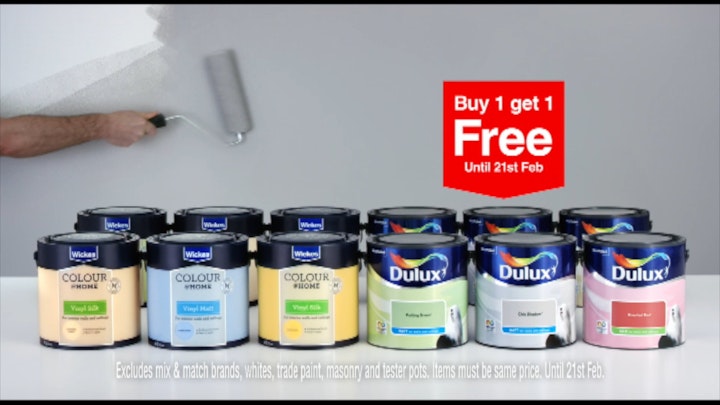 Wickes - 2 for 1 Paint