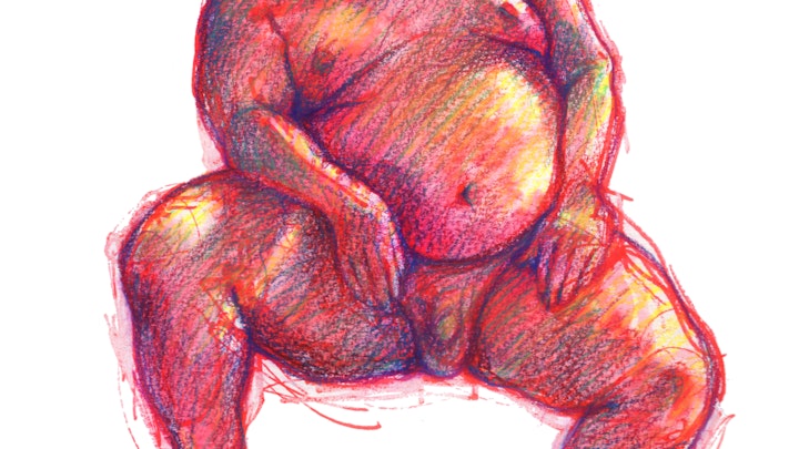 PORTRAITS & FIGURES - Dom. (Ink & colored pencil)