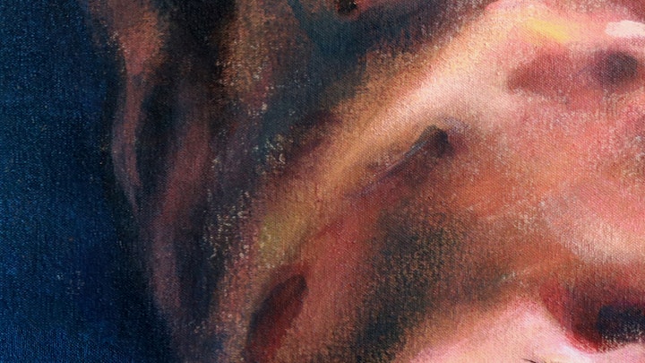 Prospero. Detail. (Acrylic on canvas)