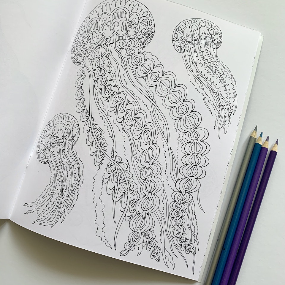 Under the Sea Coloring Book