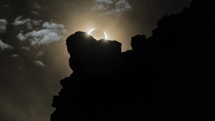 Recent Work - "Orodruin", 2023 annular solar eclipse, Capitol Reef National Park