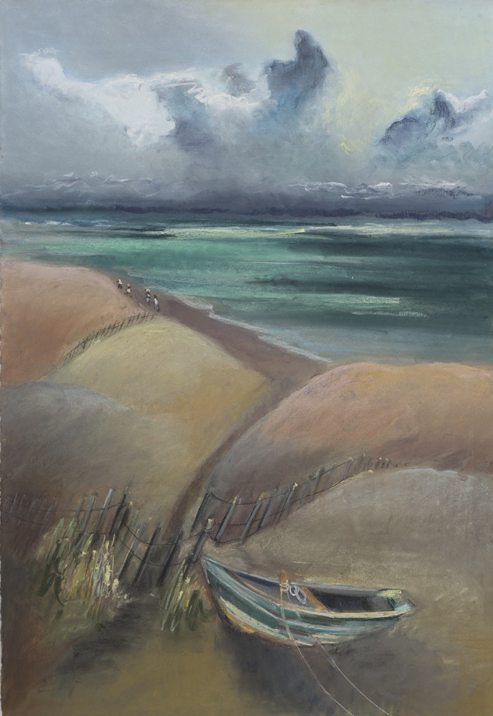 "Passage"
Pastel on textured paper - 44"H x 30.5"W
Katharine Gould