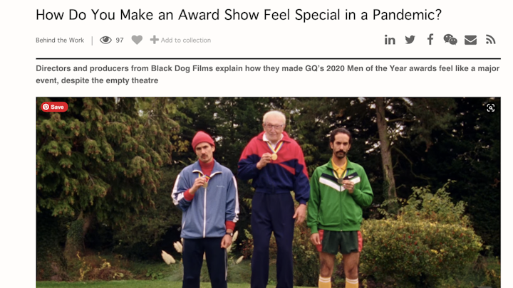 How do you make an award show feel special in a pandemic?