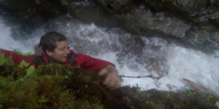 Man V Wild Alaska Scene