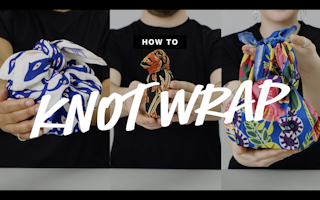LUSH Cosmetics | How To Knot Wrap