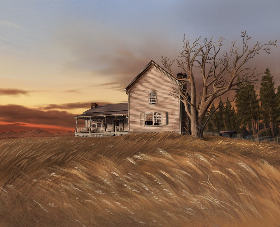 The Last of Us Part II - Farmhouse

The scenic elements, such as the farmhouse above the images below, were all painted straight to colour as opposed to the usual greyscale first approach of the character artworks.

All elements painted in Procreate on iPad Pro.