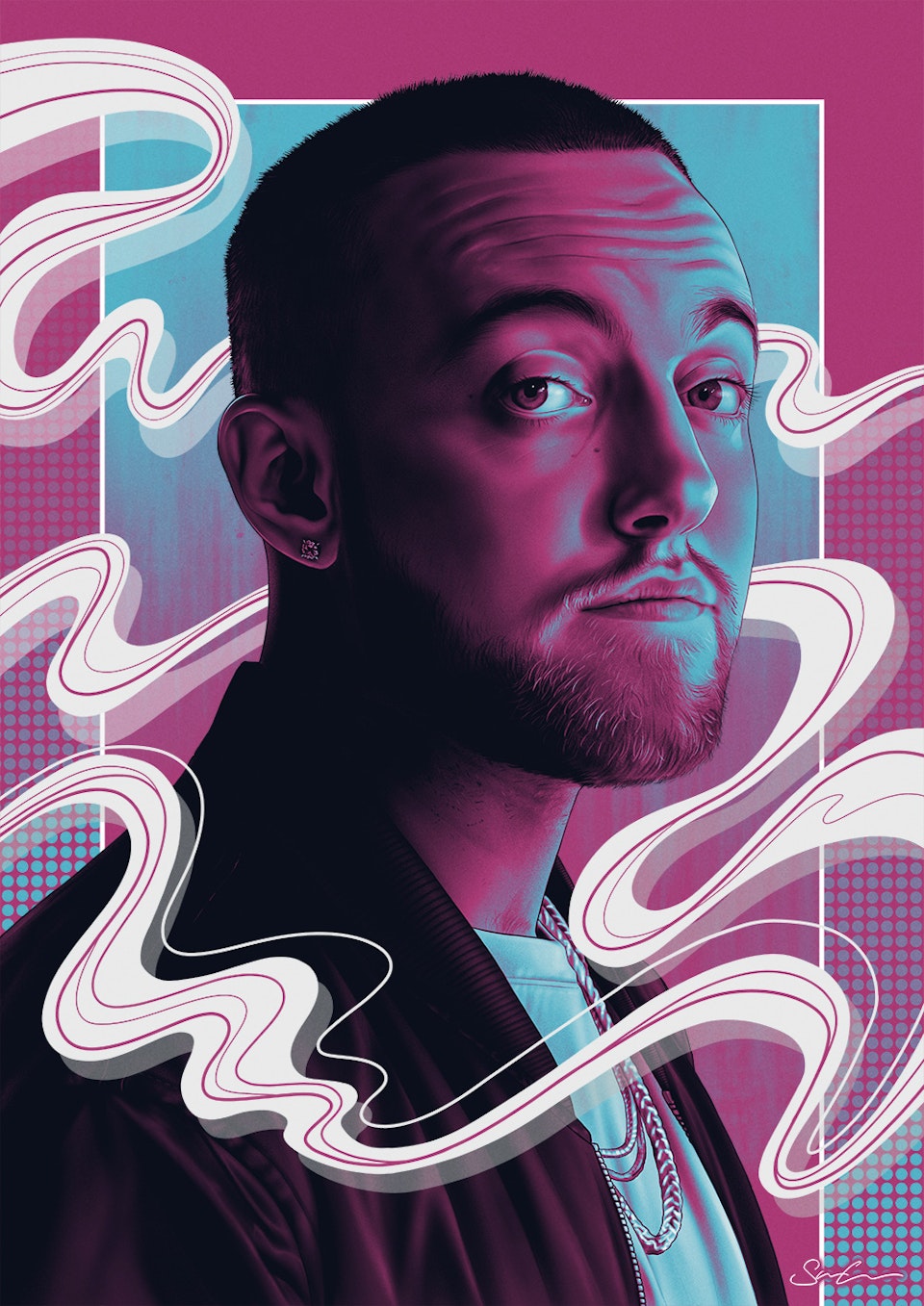 Musician Portraits - Mac Miller Tribute Portrait